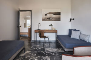 Woonvoorbeeld familiesuite zeezicht