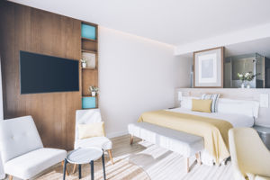 Woonvoorbeeld standaardkamer zeezicht priority location