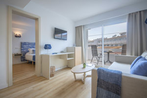 Woonvoorbeeld juniorsuite en juniorsuite zeezicht 