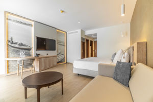 Woonvoorbeeld Deluxekamer Tuin- of Zwembadzicht