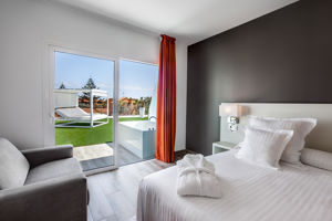 Woonvoorbeeld deluxe kamer jacuzzi