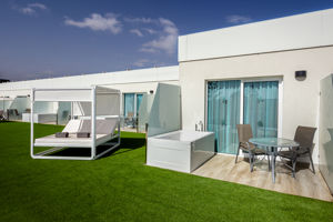 Woonvoorbeeld deluxe kamer jacuzzi