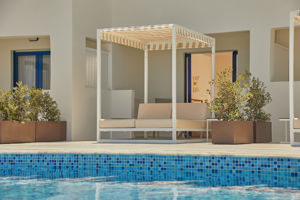 Woonvoorbeeld My Favorite Club junior suite swim up frontal zeezicht