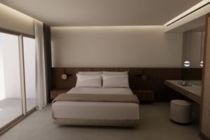 Artist impression suite private pool